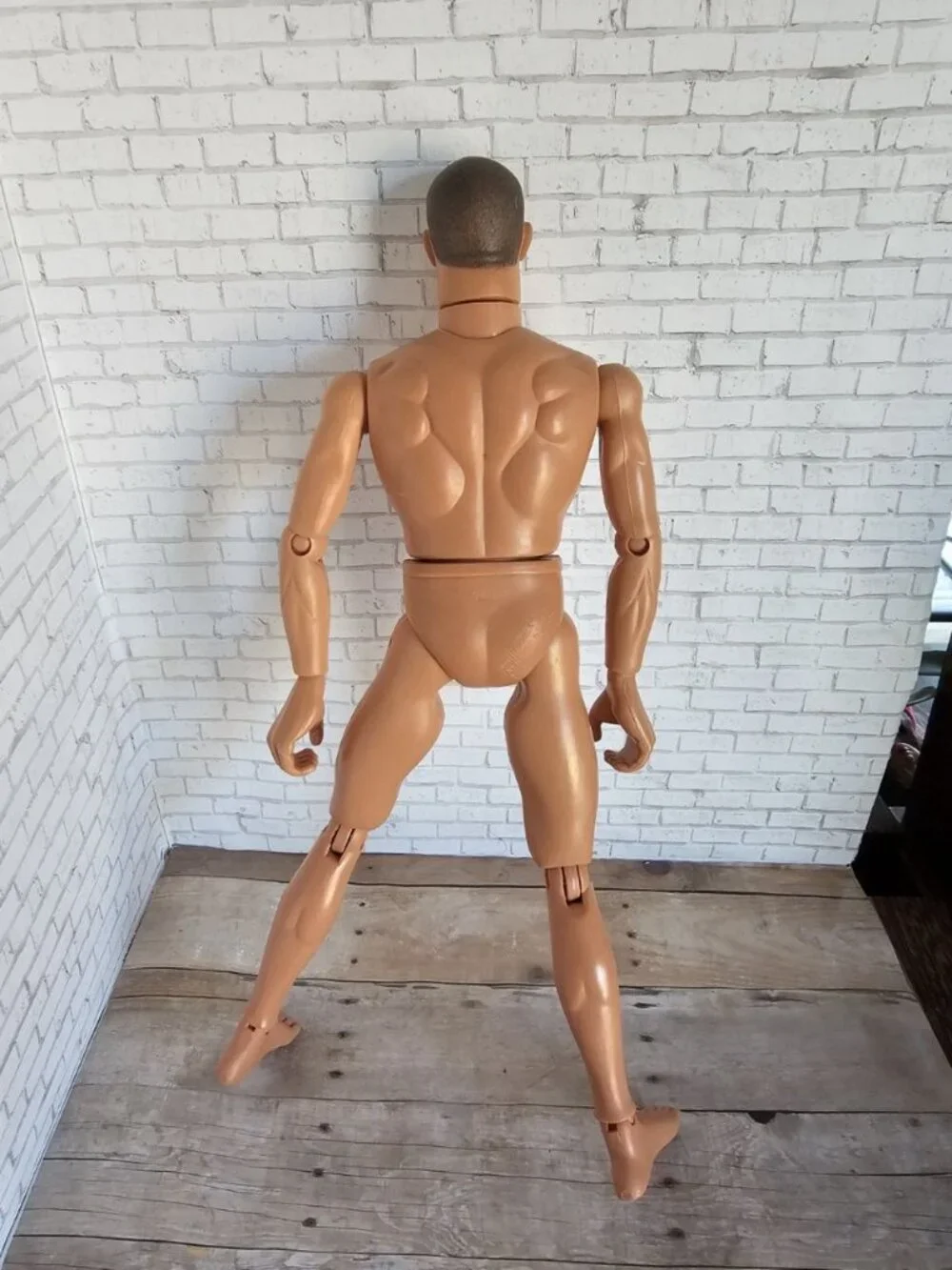 Hasbro GI Joe 12 Inch Action Figure Nude 1996 Articulated Custom Base Vintage